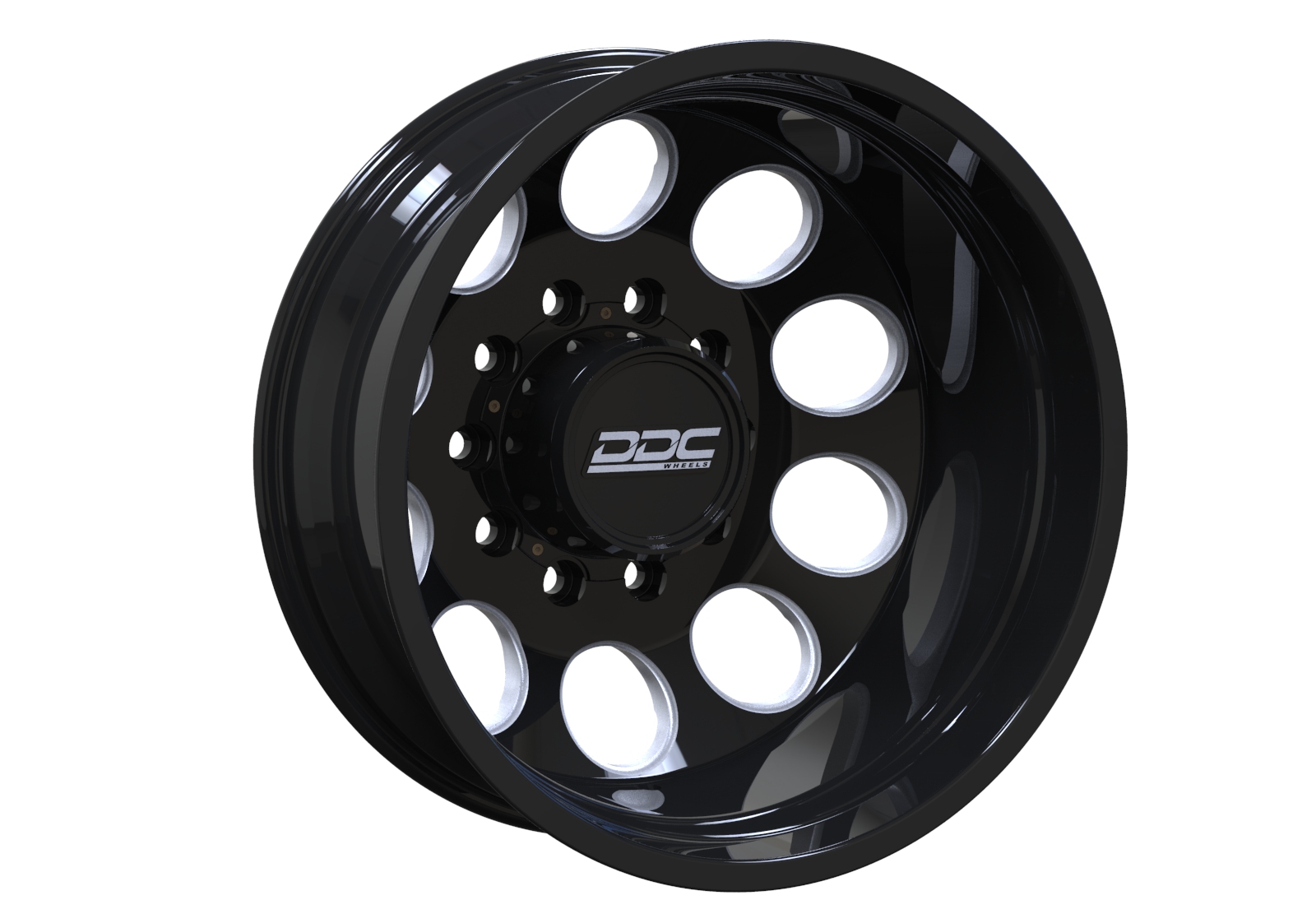 Super Duty Dually Wheel Kit 0510 The Hole Black/Milled 20X8.50 10X225