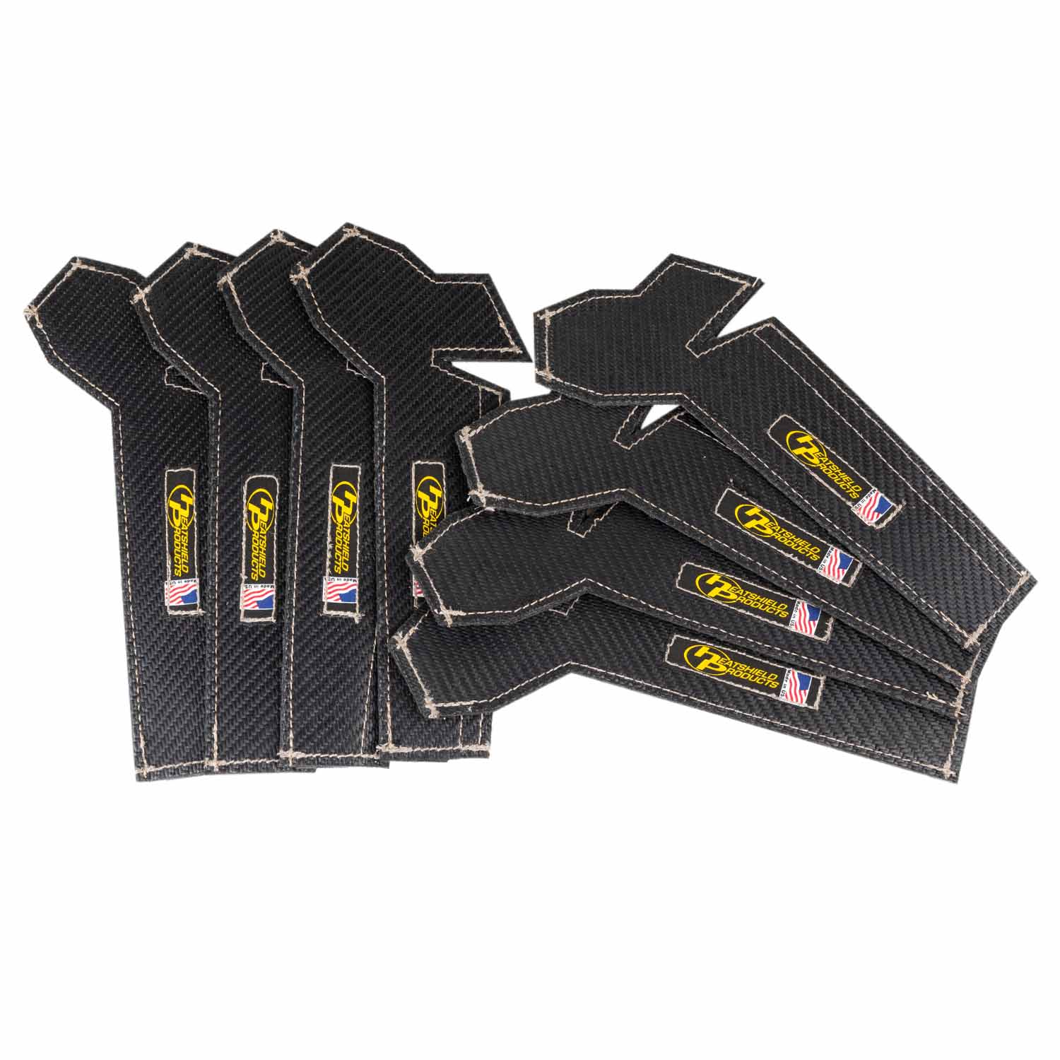 Spark Plug Boot Protector Set of 8 Black Heatshield Products Big