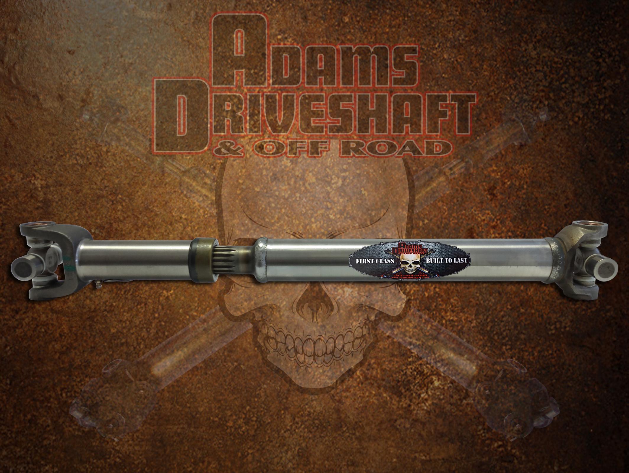 Adams Driveshaft CJ Front Slip N Stub 1310 Driveshaft Heavy Duty Series ...