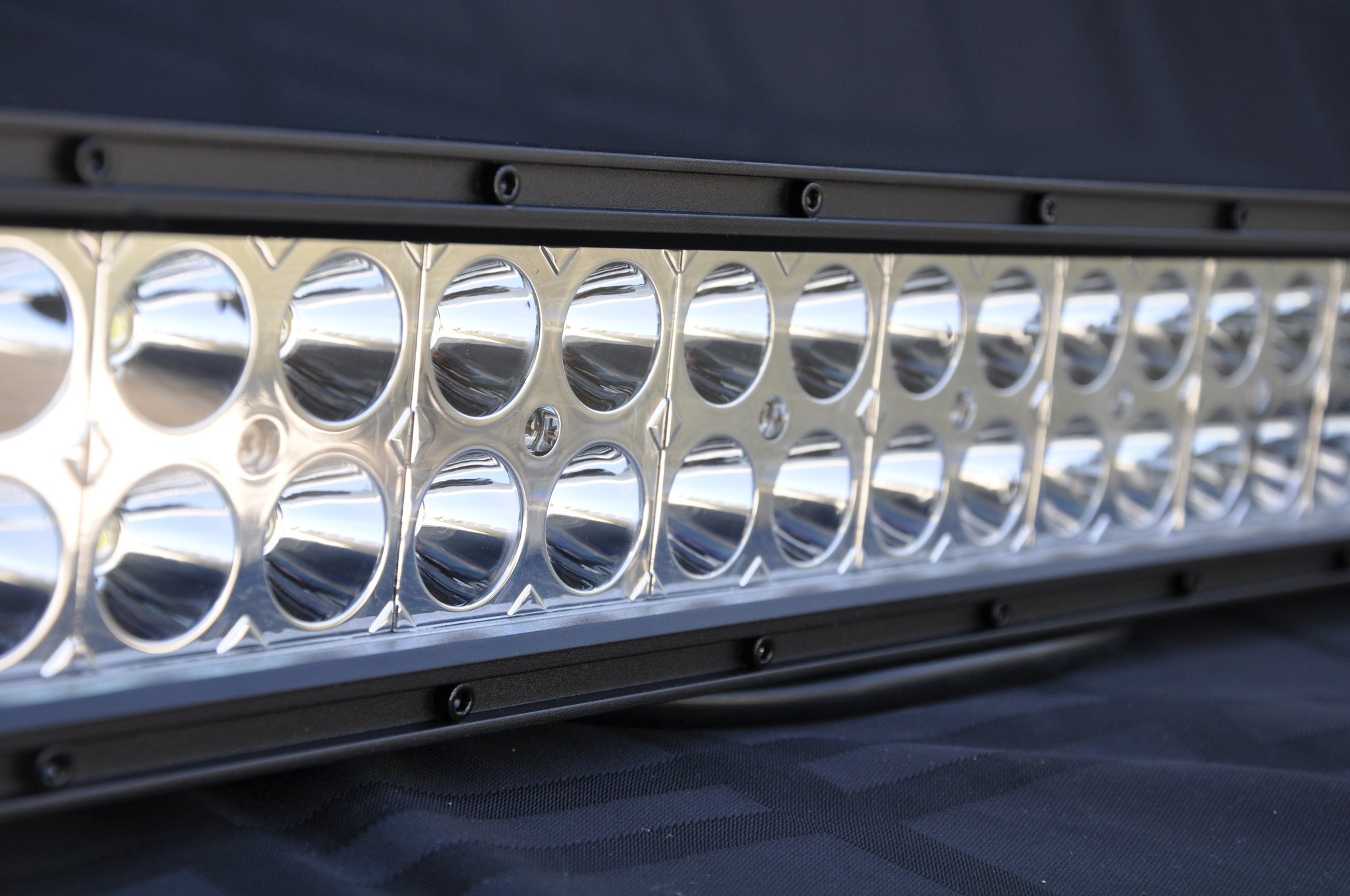 12 Inch Light Bar 72W Flood/Spot 3W LED Chrome DV8 Offroad Big Island