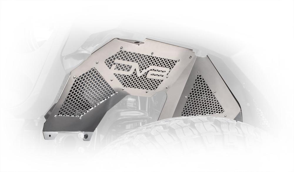 Jeep JL Front Inner Fenders 18Pres Wrangler JL Black DV8 Offroad Big