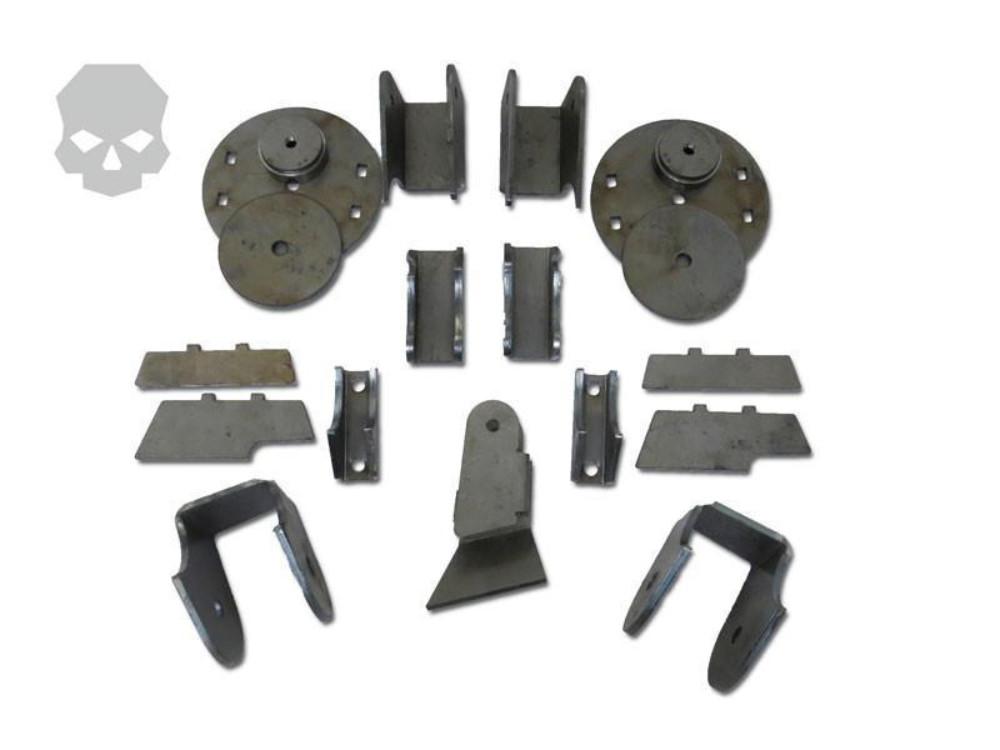 Jeep TJ 8.8 Inch Ford axle swap kit Ballistic Fabrication Big Island