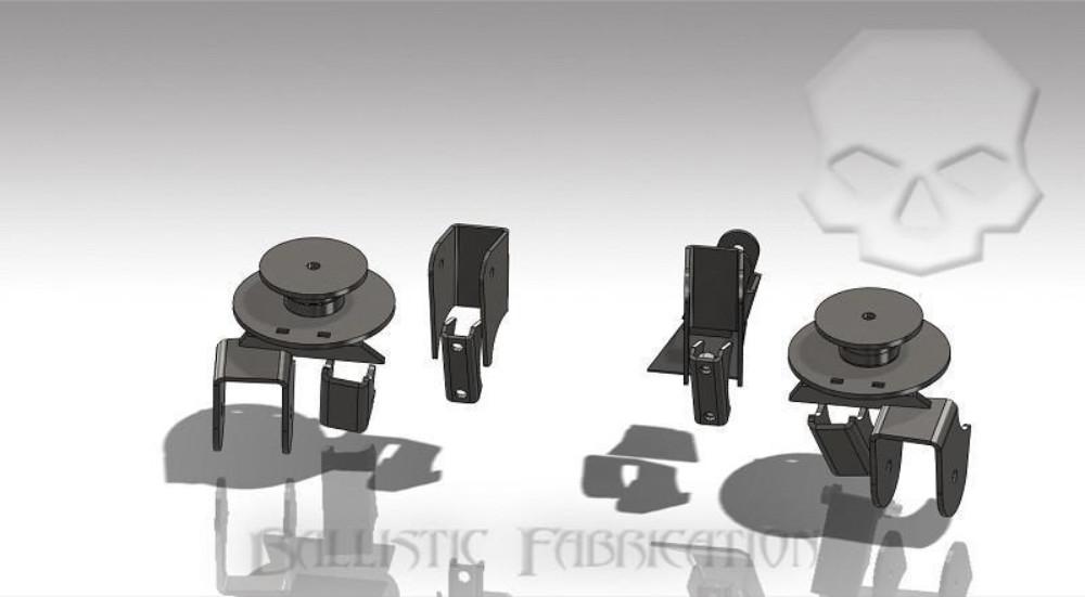 Jeep TJ 8.8 Inch Ford axle swap kit Ballistic Fabrication Big Island