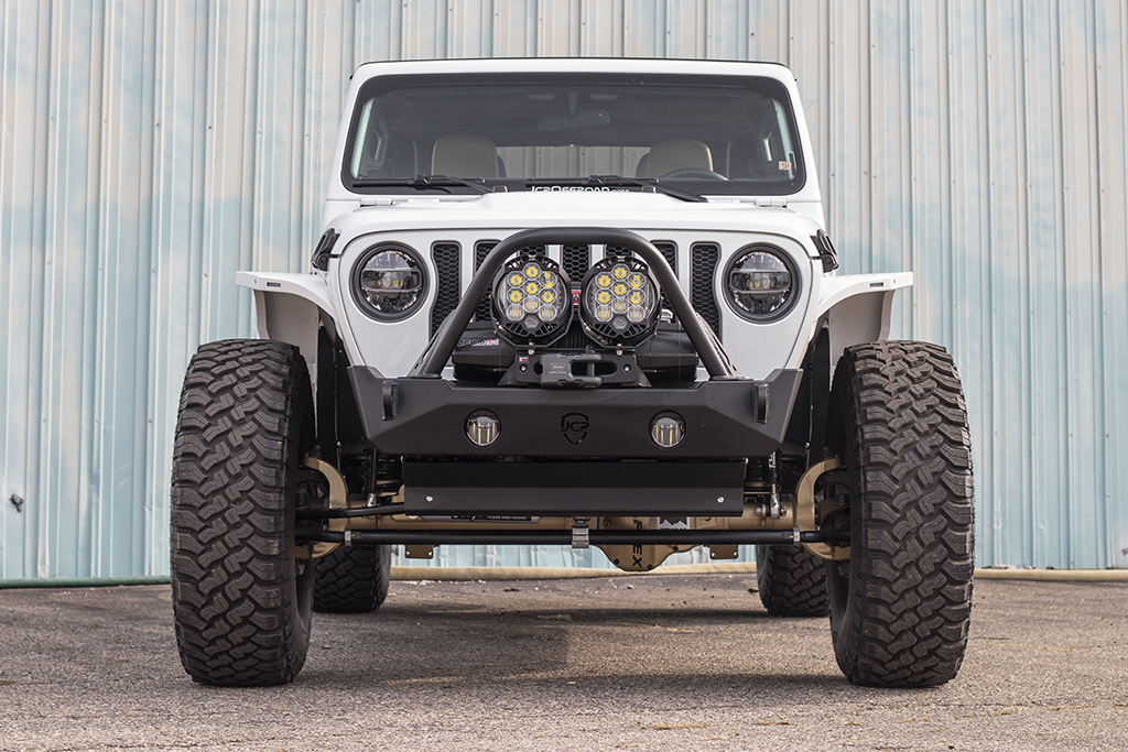 JL/JT/JK Front Bumper Dagger Stubby with Prerunner Tube Work 2007 and Up Jeep  Wrangler and Gladiator JCR Offroad | Big Island Offroad