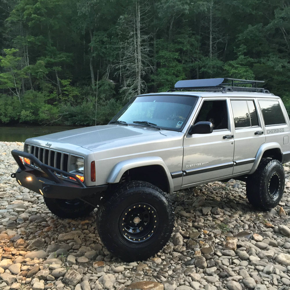 Jeep XJ Front Winch Bumper With DRing 8401 Jeep Cherokee XJ Tuff