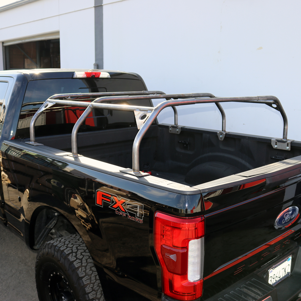 60 Inch Rooftop Tent Truck Bed Rack Adjustable Mild Steel Raw Tuff