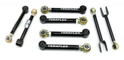 Jeep TJ/LJ 8-Arm Adjustable Flexarm Kit 0-4 Inch Lift 97-06 Wrangler TJ/LJ TeraFlex