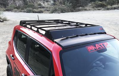 Jeep Renegade Roof Rack System 15 18 Renegade Black Powdercoat American Trail Products Big Island Offroad