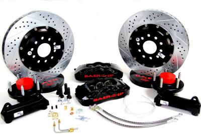 Brake System 13 Inch Front Pro+ Black 74-79 Ford Mercury BAER Brakes