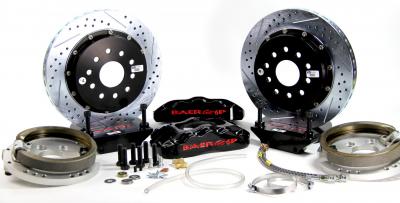 Brake System 13 Inch Rear Pro+ w/Park Brake Black 79-84 Mustang 5 Lug BAER Brakes