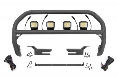 Nudge Bar 3 Inch Osram Wide Angle Led (x4) 21-Up Ford Bronco 4WD Rough Country image 1
