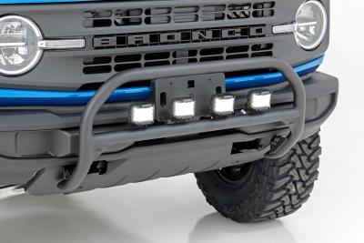 Nudge Bar 3 Inch Osram Wide Angle Led (x4) 21-Up Ford Bronco 4WD Rough Country image 3