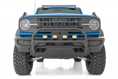 Nudge Bar 3 Inch Osram Wide Angle Led (x4) 21-Up Ford Bronco 4WD Rough Country image 4