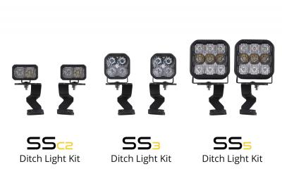 Stage Series Ditch Light Kit for 2022 Toyota Tundra SS3 Pro Diode Dymanics White Combo Diode Dymanics image 9